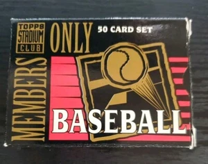 1994 Stadium Club Members Only Complete 50 Card Set - Picture 1 of 4