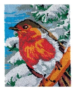Winter Bird Rug Latch Hooking Kit (58x87cm) - Picture 1 of 6