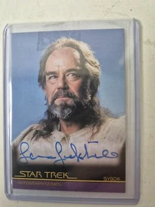 Star Trek V Auto Card A48 Laurence Luckinbill / Sybok LIMITIERT - Bild 1 von 2