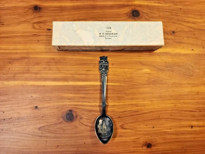 Cuchara de recuerdo vintage noruega 830S plata Trondheim - Nidaros Domen Norge Foto 1 de 4