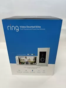 Ring 8VR1E7-0EN0 Wired Video Doorbell Elite - White - Picture 1 of 2