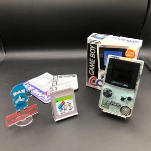 Nintendo Gameboy Color Console Clear Game boy Handheld System Box Tested MIJ - Zdjęcie 1 z 18