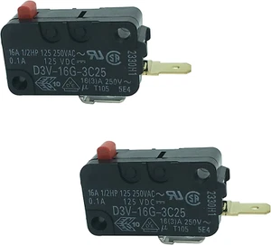 Interruttore porta microonde WB24X829 D3V-16G-3C25 ricambio per GE Kenmore Frigidair - Foto 1 di 12