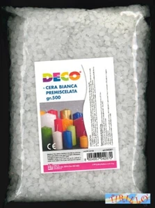 CANDELE -  Cera bianca in lenticchie per candele - 500 gr - Foto 1 di 1