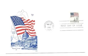 2114 22c Flag over Capitol, GAMM, FDC - Picture 1 of 1