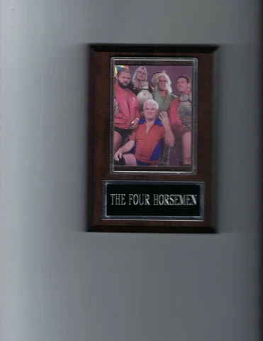 THE FOUR HORSEMEN & JJ DILLON PLAQUE WRESTLING WWE WWF Cover