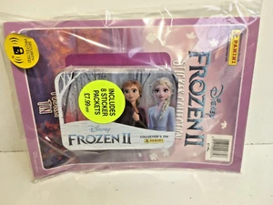 FROZEN II 2 -Panini- TIN BOX 8 BUSTINE Figurine-Stickers SIGILLATO-SEALED - Foto 1 di 2