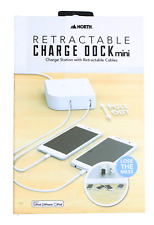 North Retractable Charge Dock Mini Station USB Lightning for Apple iPhone Enr1