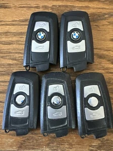 LOT OF 5 BMW SEDAN SMART KEY REMOTE FOB FCC: YGOHUF5767 3-BTN  ( NO PANIC ) FAIR - Bild 1 von 6