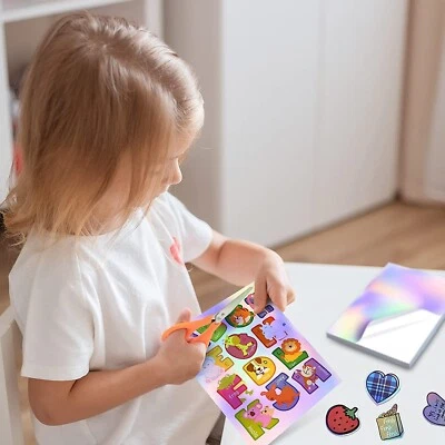 100 PK Printable Vinyl Holographic Sticker Paper for Inkjet + Cricut Waterproof - Image 1 of 4