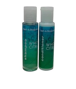 Bath & Body Works WHITE CITRUS Travel Size Lot of 2 Shampoo - Picture 1 of 1