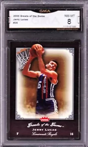 2005-06 Greats of the Game #30 JERRY LUCAS, GMA 8 NM-MT ROYALS HOF - Bild 1 von 2