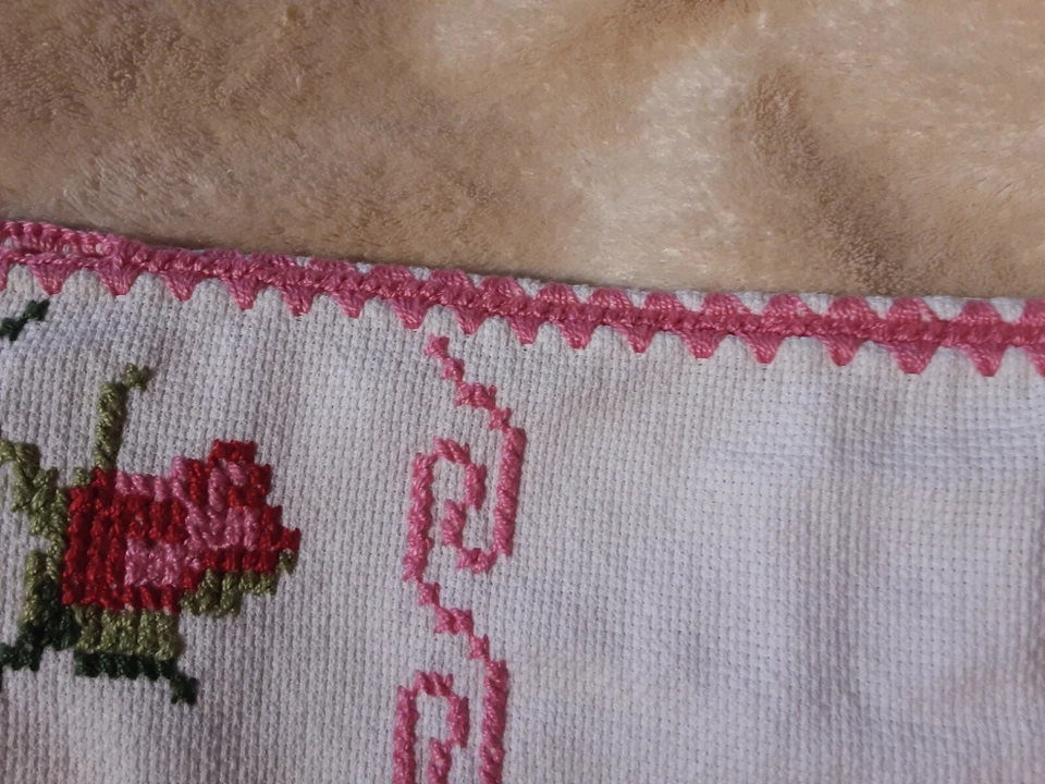 Mexican Blouse Cross stich white L - Image 1 of 4