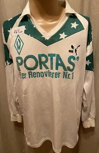 Werder Bremen Puma Langarm Event Trikot 88/89 "Portas Der Renovierer Nr.1" Gr.M - Bild 1 von 18