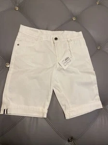 NWT $150 Authentic Gucci White shorts Boys US sz 10 - Picture 1 of 11