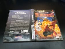 K4 The Incredibles Rise Of The Underminer (Playstation 2 PS2) Rental Case / Art