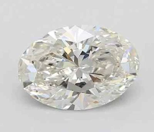 Certified 2 CT Lab Grown Diamond OVAL Cut Loose D Color VVS1 Clarity Gem N1 - Picture 1 of 8