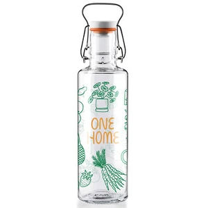 Soulbottles Glastrinkflasche 600 ml Trinkflasche aus Glas Spülmaschinenfest - Bild 1 von 6