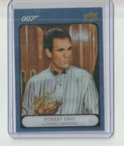 Tarjeta coleccionable James Bond Villanos y secuaces acetato paralelo SP #85 Robert Davi  - Imagen 1 de 2