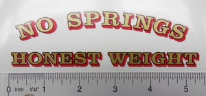 vintage Toledo Scale decals - Picture 1 of 1