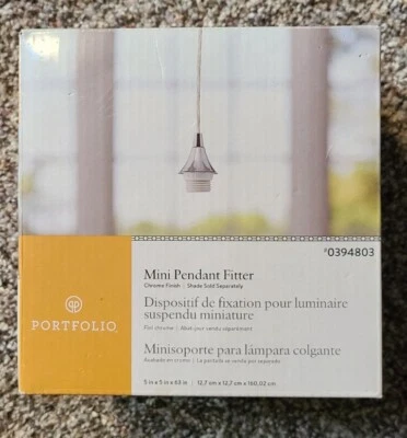 Portafolio de luces colgantes cromo cilindro de transición #0394803 ¡NUEVO EN CAJA! Foto 1 de 4