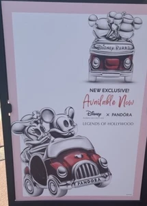 2024 Disney Parks Exclusive Pandora Charm Runaway Railway Car Mickey  & Minnie - Picture 1 of 7