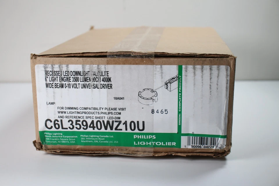 Lightolier C6L35940WZ10U Recessed LED Downlight 6" light engine 3500 lumen - Image 1 of 3