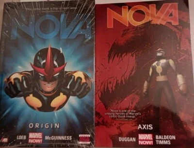 Marvel NOVA ORIGIN & AXIS Nueva Novela Gráfica HC NUEVA SELLADA tpb loeb duggan ahora Foto 1 de 4
