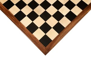 Tablero de ajedrez de madera ébano madera de Sheesham 21,8" - 60 mm - Imagen 1 de 9
