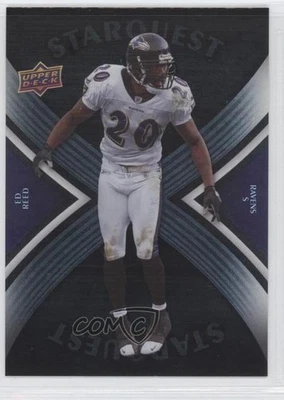 2008 Upper Deck Starquest Rainbow Black Ed Reed #SQ12 HOF - Image 1 of 2
