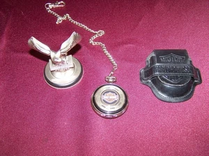 HARLEY DAVIDSON Softail Heritage Pocket Watch By Franklin Mint - Foto 1 di 10