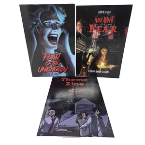 Fear of the Unknown Core Rulebook RPG + Zine #1 + Alone Against Fear Horror Solo - Picture 1 of 17