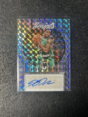 2022-23 Panini Mosaic Scripts Kendrick Perkins #MS-PER Auto Celtics - Image 1 of 2