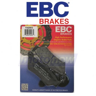 EBC Rear Organic Brake Pads for 2015 Triumph Rocket III Roadster ABS - Brake gk - Image 1 of 4
