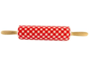 The Pioneer Woman Vintage-Inspired Charming Check Stylish Ceramic Rolling Pin - Picture 1 of 11