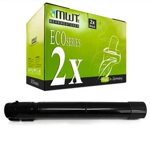 2x Eco Cartridge Black for Lexmark C-950 - Zdjęcie 1 z 2