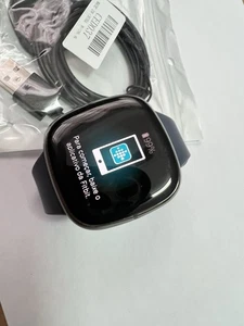 Fitbit Sense Smartwatch and fitness tracker Heart Health Stress Black FB512KBK - Picture 1 of 5