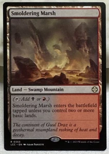 Smoldering Marsh #353 (NM) Lost Caverns of Ixalan LCC Magic MTG - Picture 1 of 2