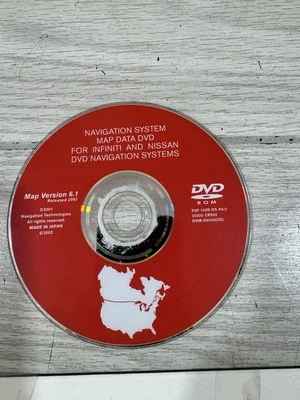 2003 2004 Nissan G35 Navigation DVD Map Disc OEM - Image 1 of 4