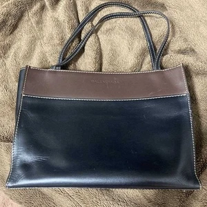 Balenciaga Leather Handbag Tote Bag 90s Vintage Casual Women's Used From Japan - Picture 1 of 7