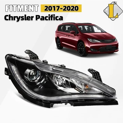For 2017-2020 Chrysler Pacifica Halogen Headlight w/ Quad Lamps Passenger Side Foto 1 de 4