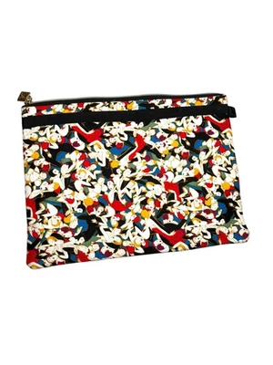 Bolso sin asas Carolina Herrera x Target para mujer multicolor Art Deco estampado cremallera portátil Foto 1 de 4