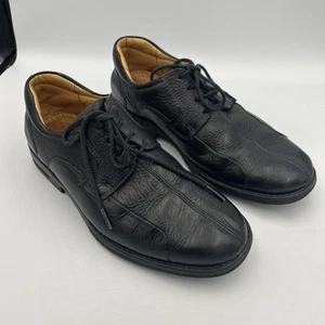 Men’s Jos A Bank Black Dress Shoes Sz 9.5 D Very Good  - Picture 1 of 8