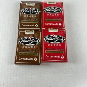 4 Decks Blackjack Premium Casino Spielkarten Cartamundi Choctaw Resort - Bild 1 von 4