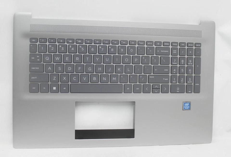 N39376-001 -HP PALMREST TOP COVER NSV WITH KB SGY BL US 17-CN0007TG "GRADE A" - Image 1 of 1