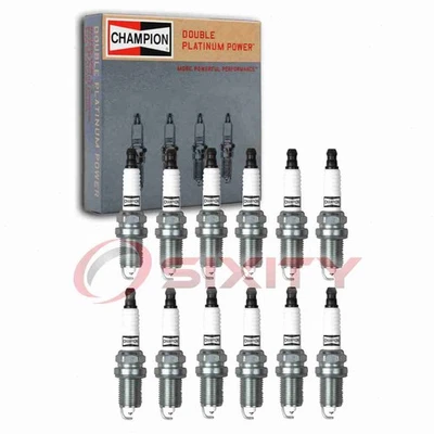 12 pc Champion Double Platinum Spark Plugs for 1993-1997 BMW 850Ci 5.0L 5.4L dq - Image 1 of 4