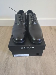 Kenneth Cole New York Tully Black Men’s Size 9.5, New In Box - Picture 1 of 5