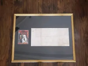 King Louis XIV of FRANCE SIGNED Autograph SUN KING Document 29" X 24" Framed - Picture 1 of 7