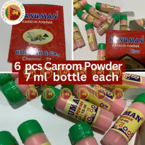 06 Pcs Carrom Board Disco Boric Dancing Powder No- 01 –Premium Quality for Smoot - Picture 1 of 11