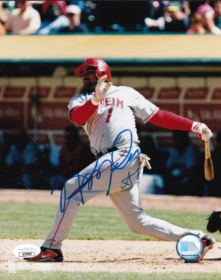 BENGIE MOLINA Signed Anaheim Angels 8x10 Photo (JSA Basic COA) - Image 1 of 3